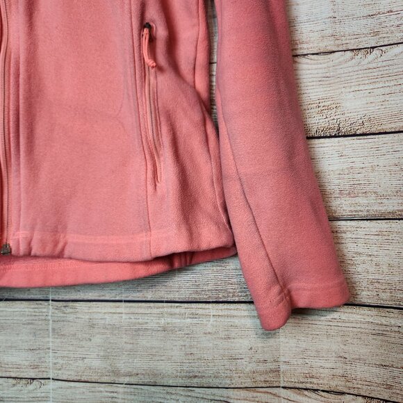 Columbia Womens Jacket Pink Long Sleeve Full Zip Benton Springs Fleece Size M - Picture 4 of 16